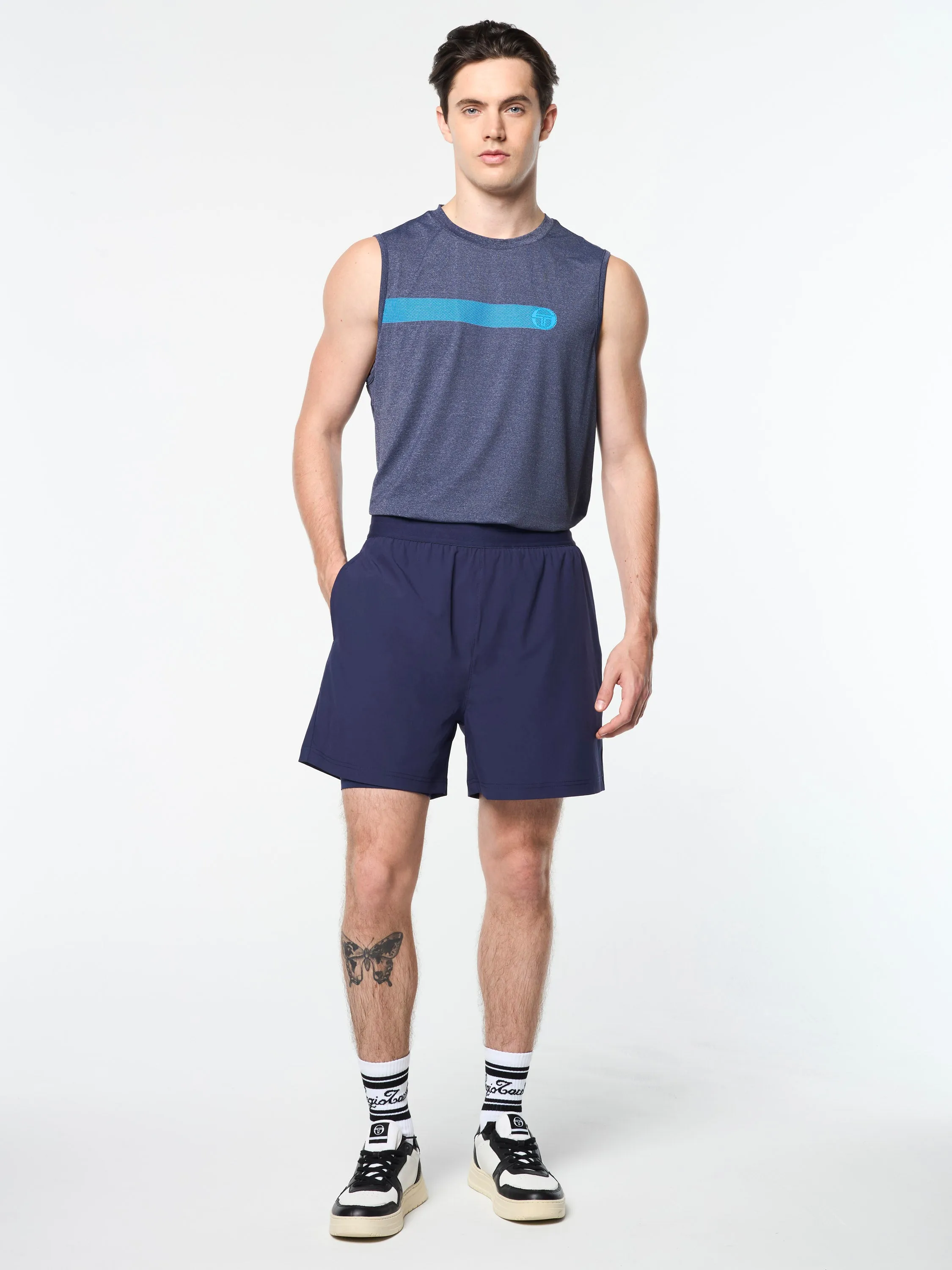 Elio Tennis Short- Eclipse