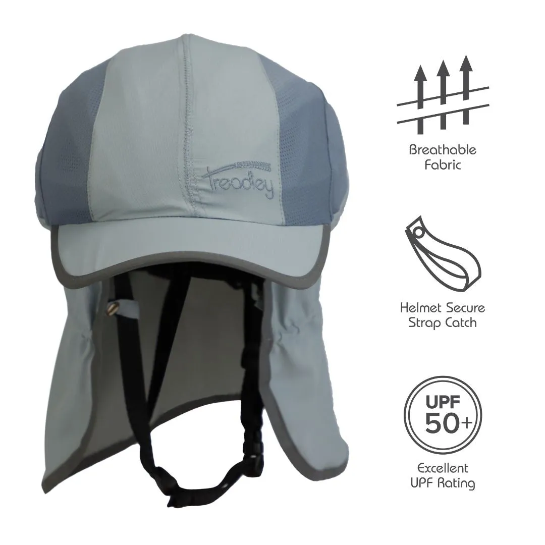 Explorer Bicycle Helmet Hat Grey & Orange