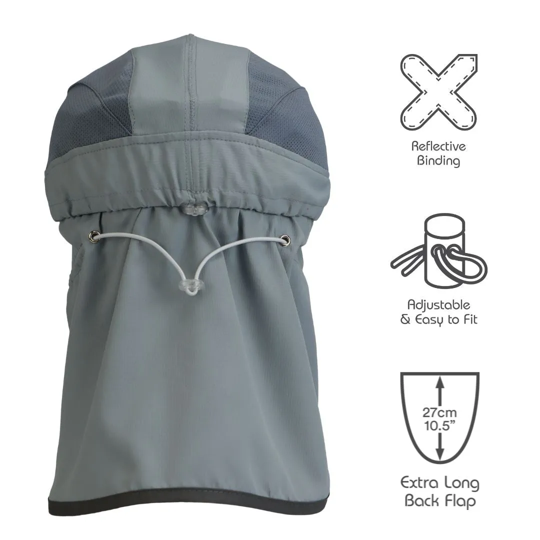Explorer Bicycle Helmet Hat Grey & Orange