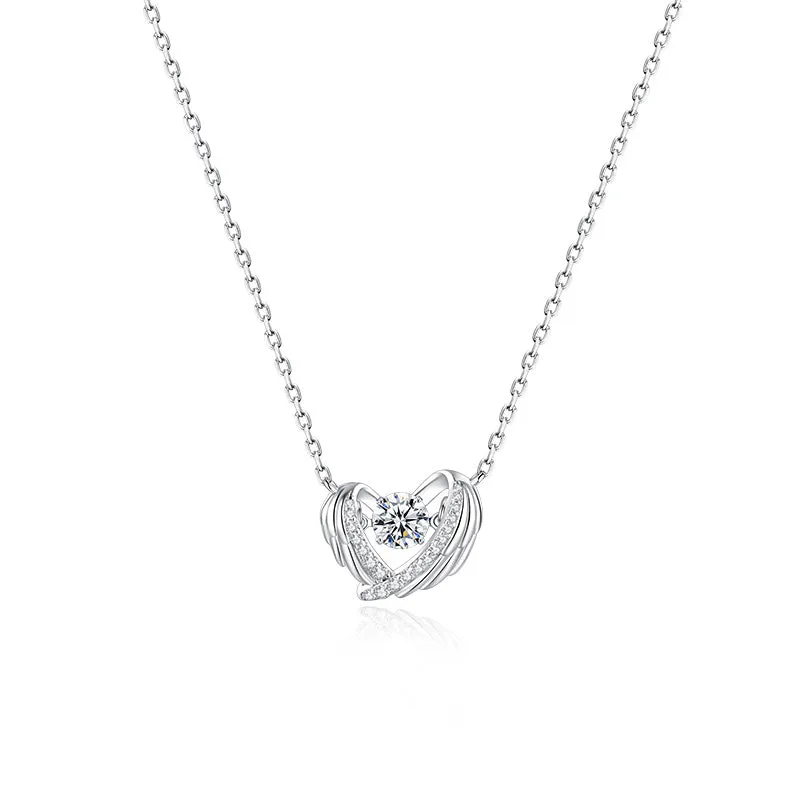 FANCIME "Angelic Pulse" Sterling Silver Necklace
