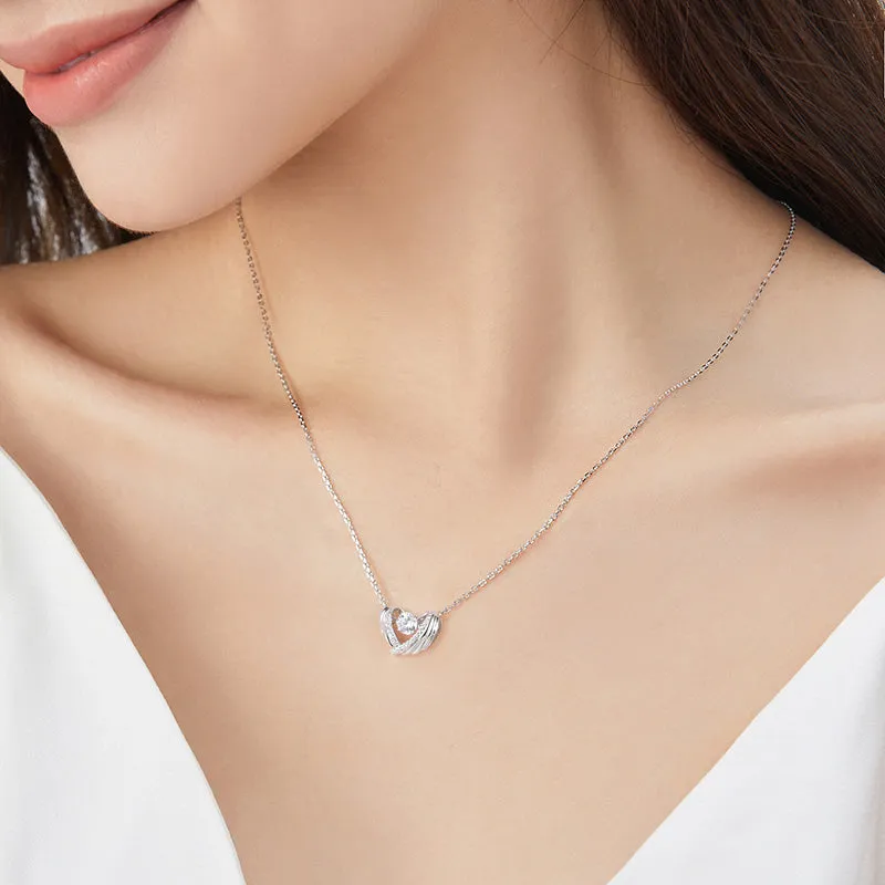 FANCIME "Angelic Pulse" Sterling Silver Necklace