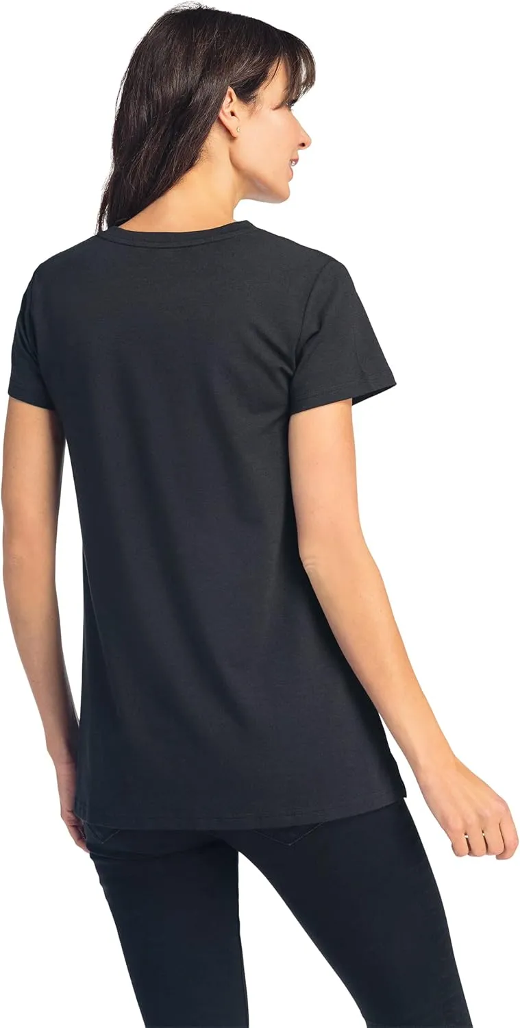 Fishers Finery Womens Ecofabric Organic Cotton & Rayon Blend Crew Neck Shirt | Relaxed Fit