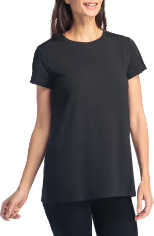 Fishers Finery Womens Ecofabric Organic Cotton & Rayon Blend Crew Neck Shirt | Relaxed Fit