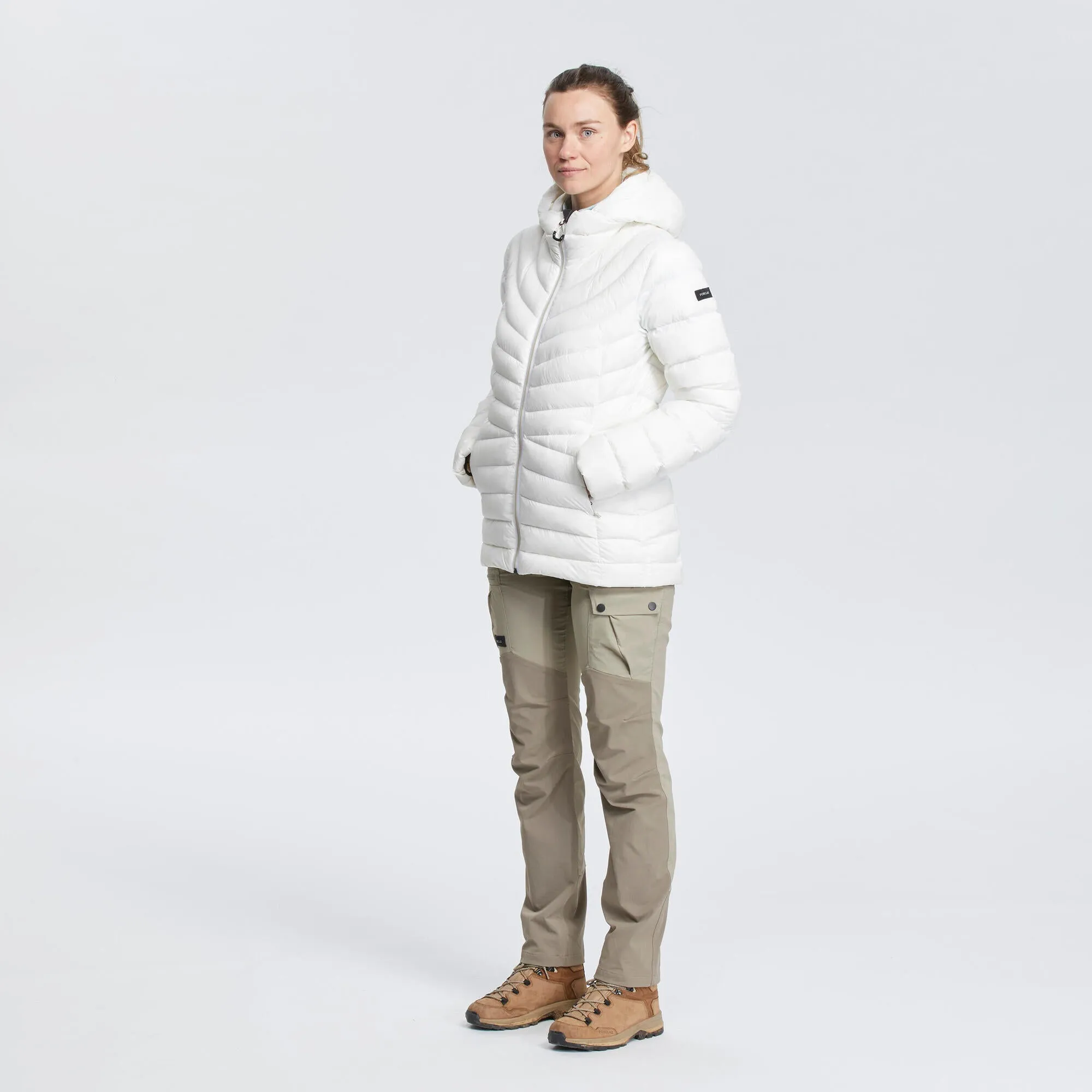 Forclaz Women's MT500 Hooded Down Puffer Jacket