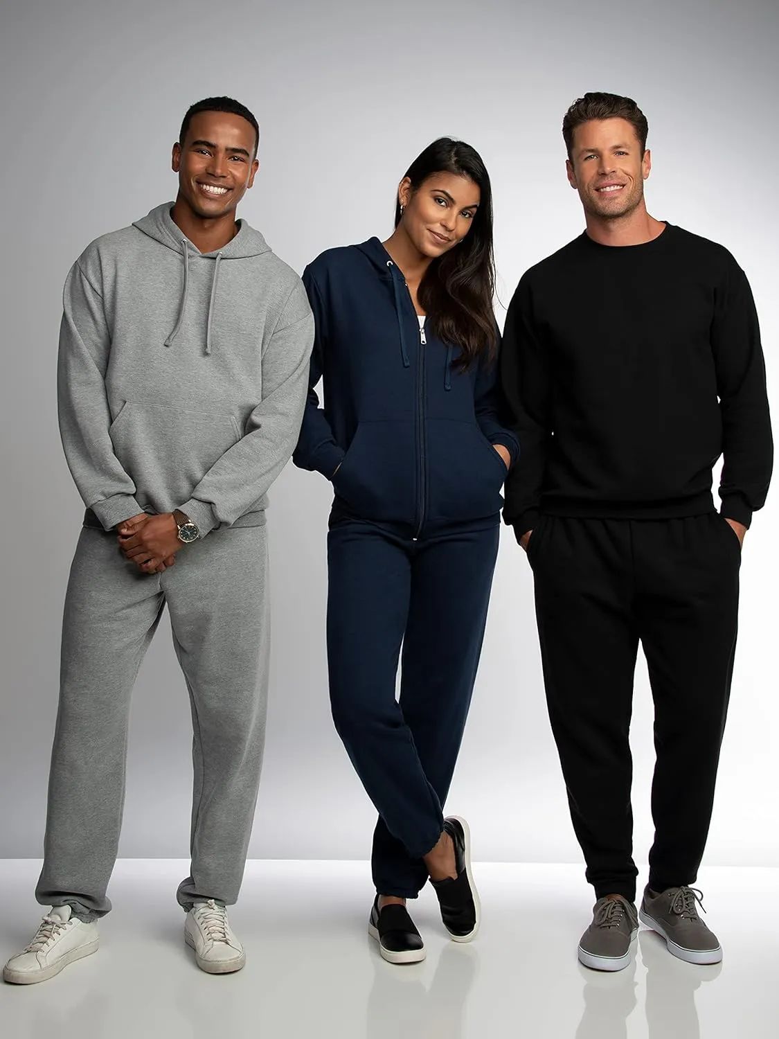 Fruit of the Loom Eversoft Fleece Joggers with Pockets, Relaxed Fit, Moisture Wicking, Breathable, Tapered Sweatpants
