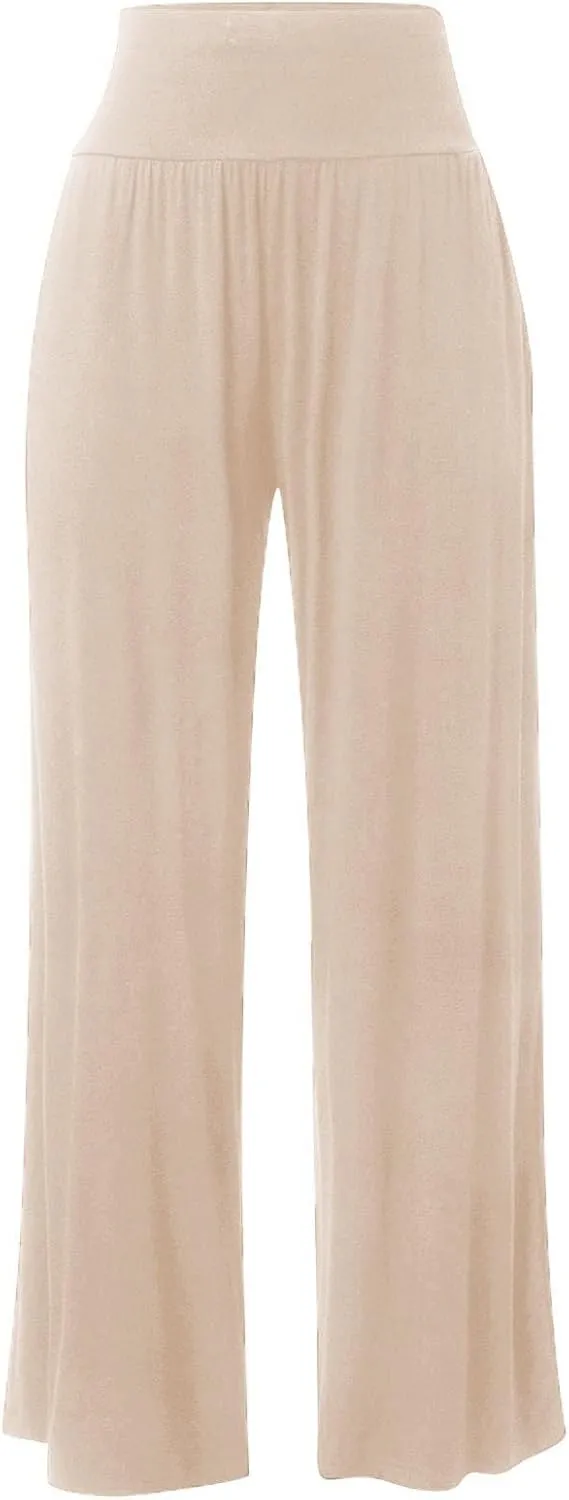 FZVYD Women's Casual Loose Wide Leg Cozy Pants Yoga Sweatpants Comfy High Waisted Sports Athletic Lounge Pants with Pockets
