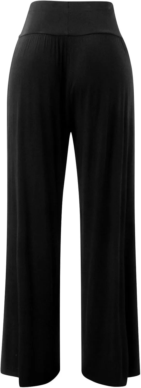 FZVYD Women's Casual Loose Wide Leg Cozy Pants Yoga Sweatpants Comfy High Waisted Sports Athletic Lounge Pants with Pockets