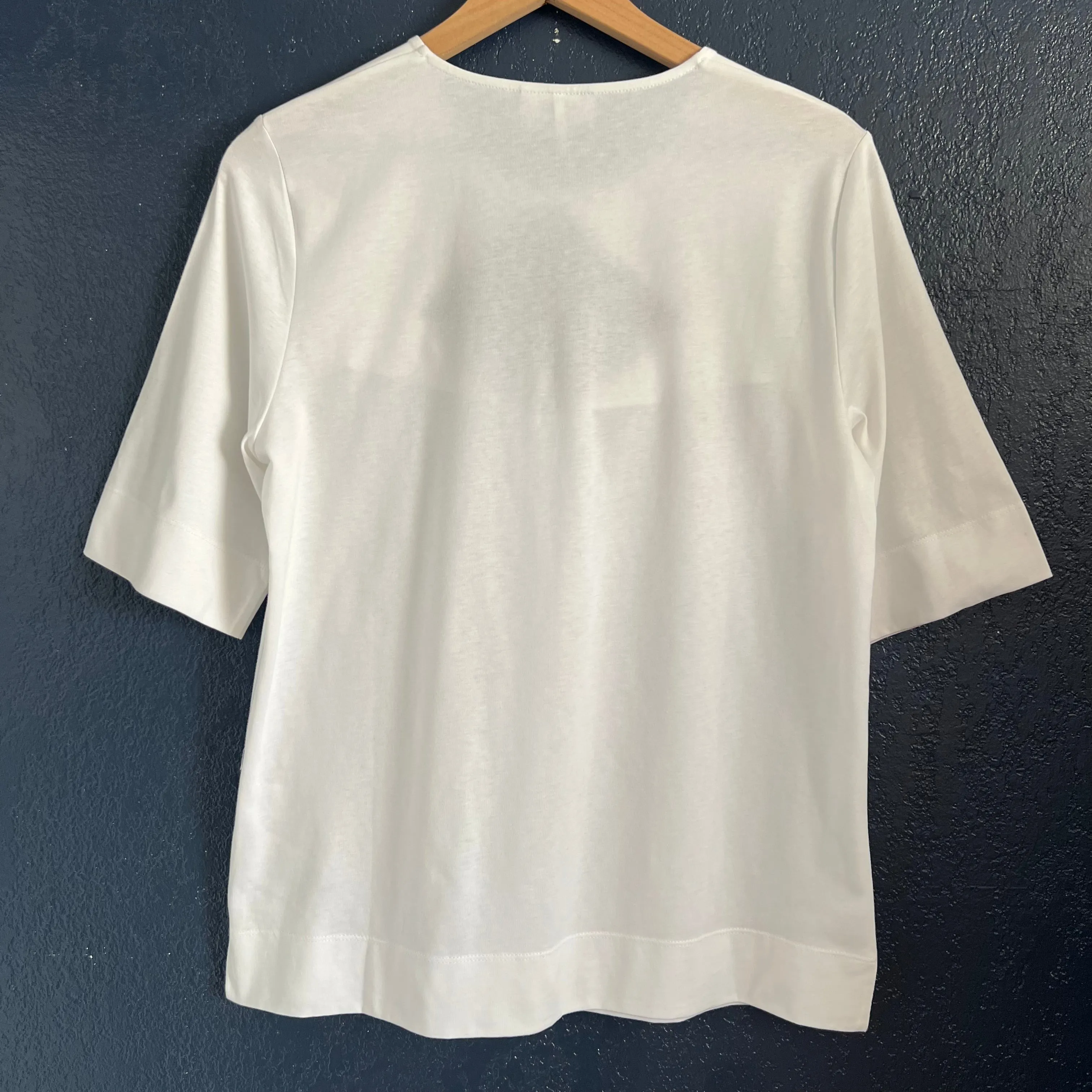 GANNI Twist Front Cotton Jersey Tee