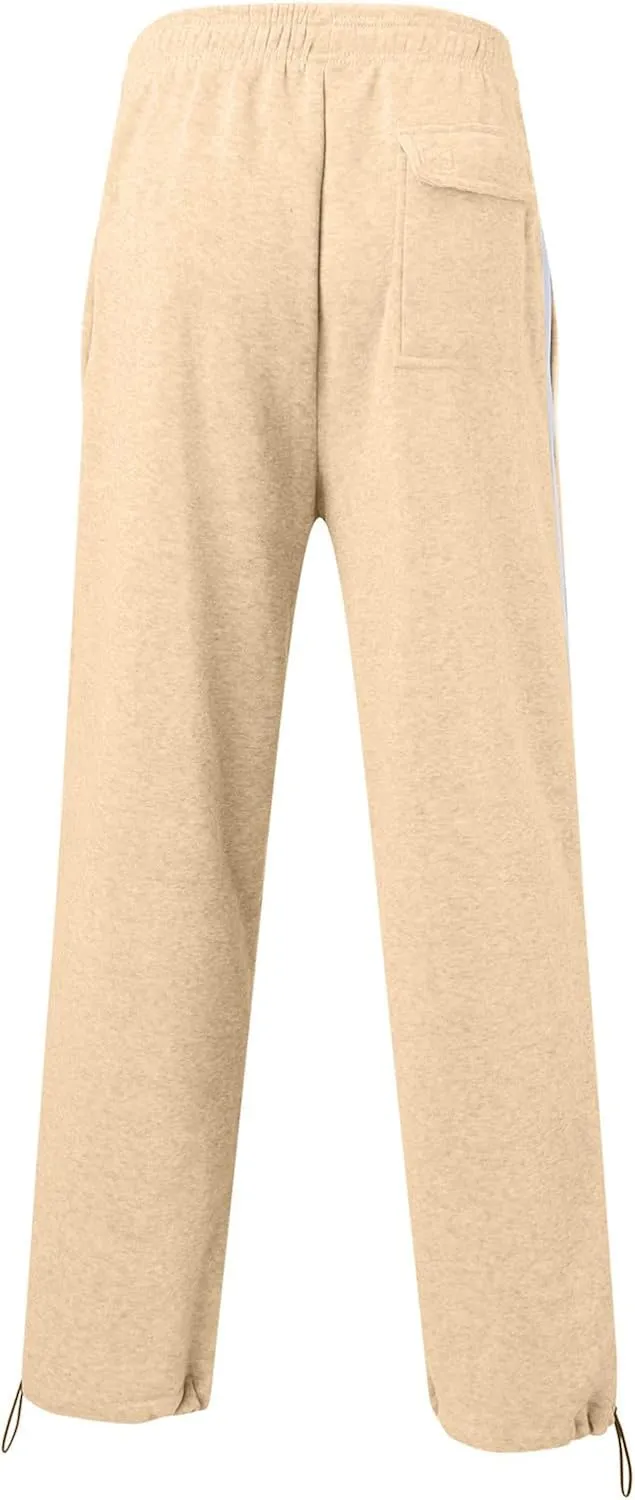 GIERIDUC Men's Athletic Running Joggers Stretch Country Corduroy Pants Mens Sherpa Lined Sweatpants Best Dress Pants for Men
