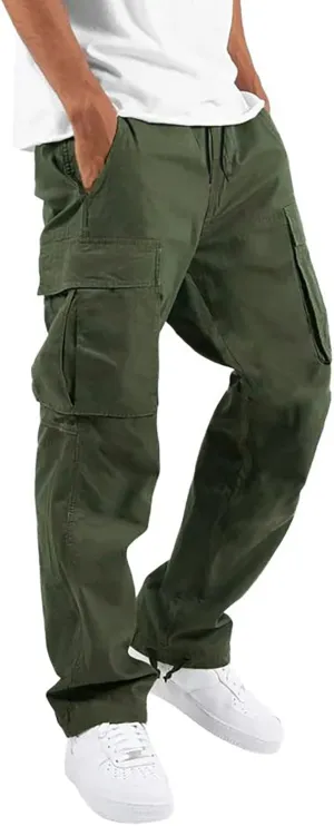 GIERIDUC Men's Cargo Pants Casual Long Pants Halloween Leggings Plus Size Mens Drawstring Cargo Pants Red and Black Tracksuit