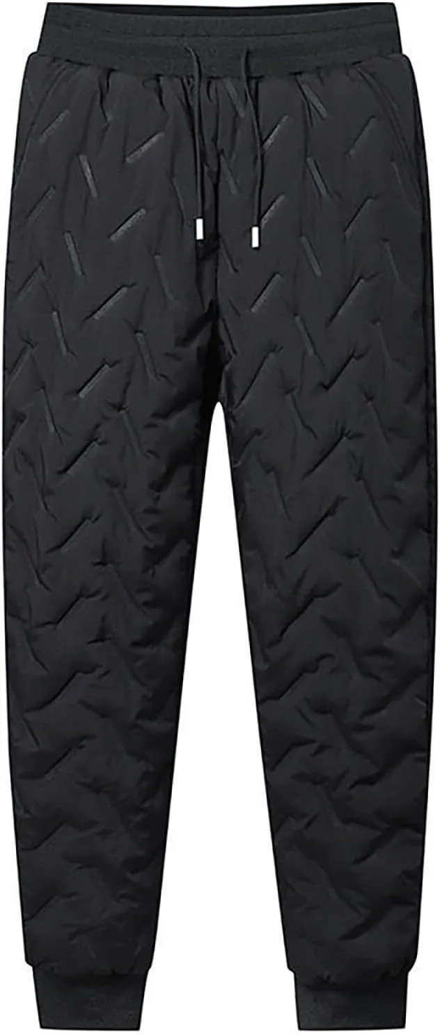 GIERIDUC Mens Cargo Sweatpants Mens Elasticated Waist Corduroy Trousers Extra Long Walking Trousers Best Sweat Pants for Men