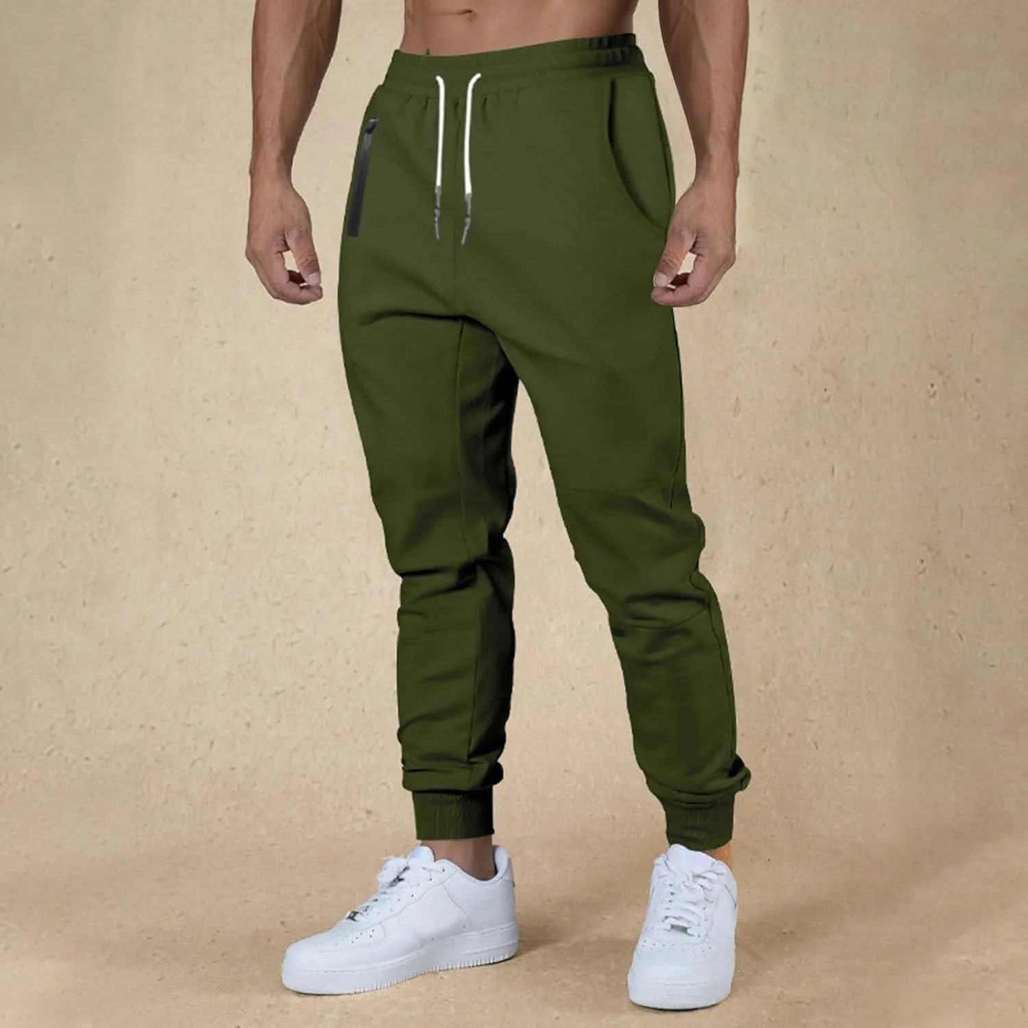 GIERIDUC Mens Stretch Waist Cargo Pants Corduroy Trousers Mens Slim Fit Straight Fit Corduroy Pants Men's Cotton Linen Pants