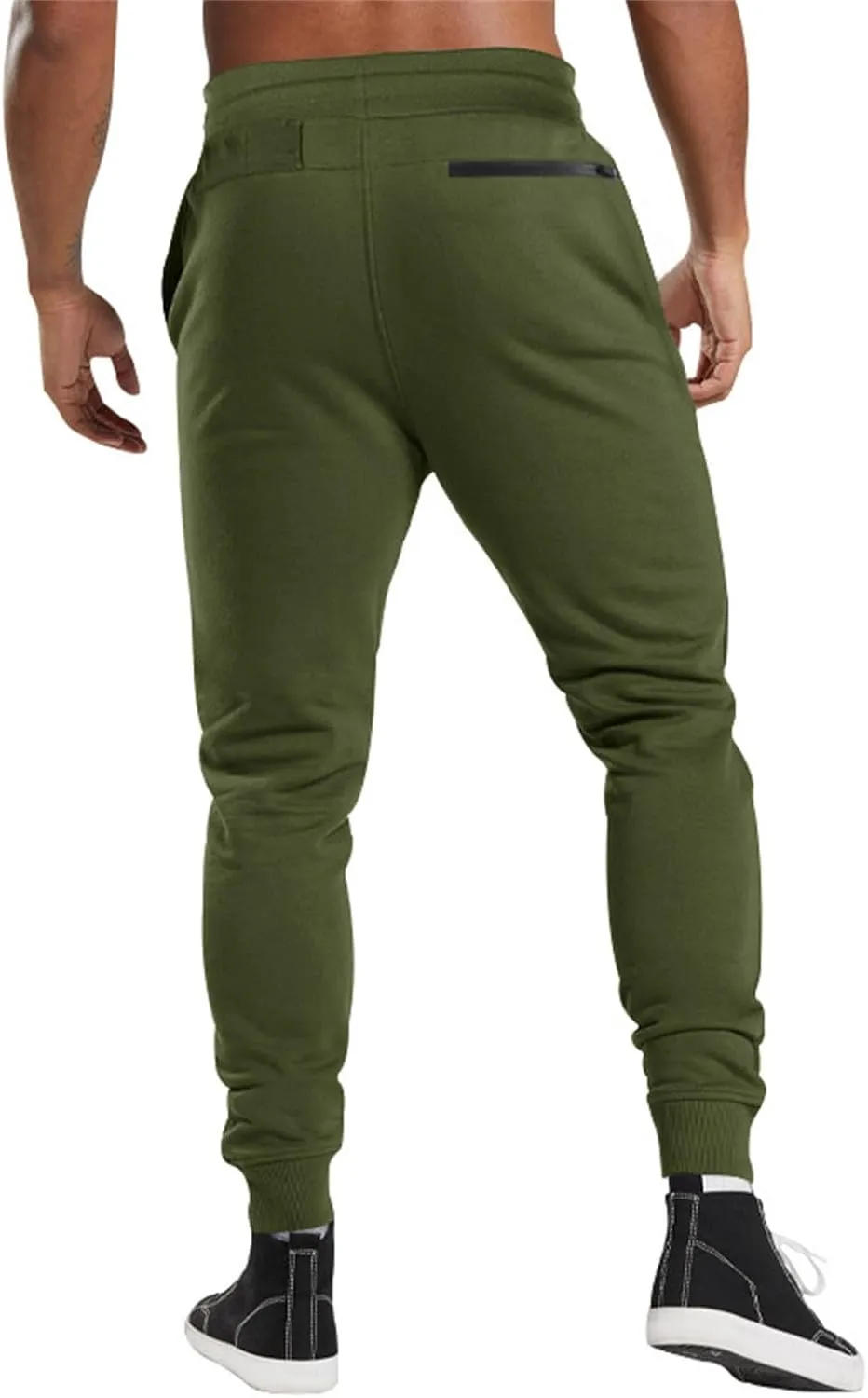 GIERIDUC Mens Stretch Waist Cargo Pants Corduroy Trousers Mens Slim Fit Straight Fit Corduroy Pants Men's Cotton Linen Pants