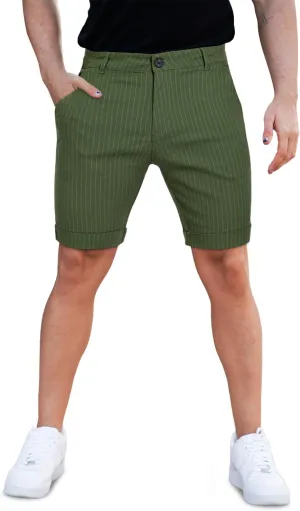 GINGTTO Mens Shorts 9" Inseam Slim Fit Stretch Casual Chino Short Pants