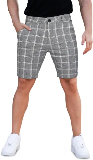 GINGTTO Mens Slim Fit Shorts 9" Inseam Stretch Casual Chino Short Pants