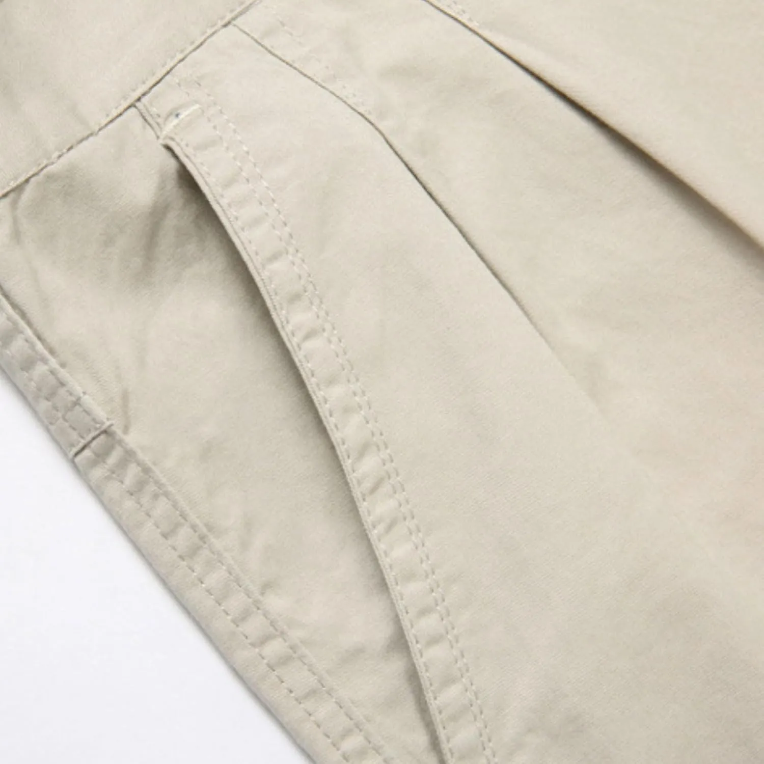 Golf Chino Shorts for Men Pleated Front Work Loose-Fit Solid Dress Shorts Lightweight Cotton Classic Short Pants