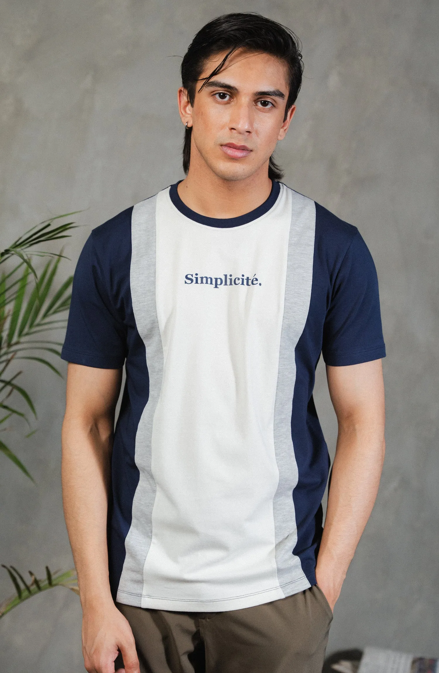 Half Sleeves Cross Tee