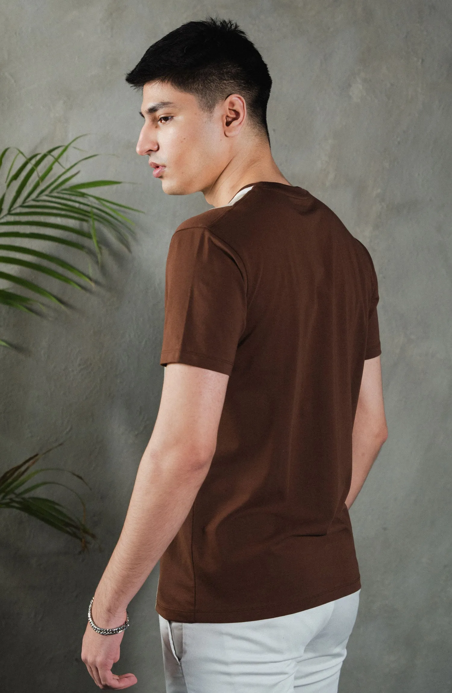 Half Sleeves Cross Tee