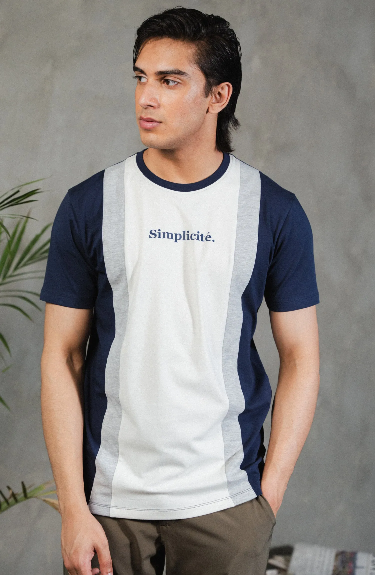 Half Sleeves Cross Tee