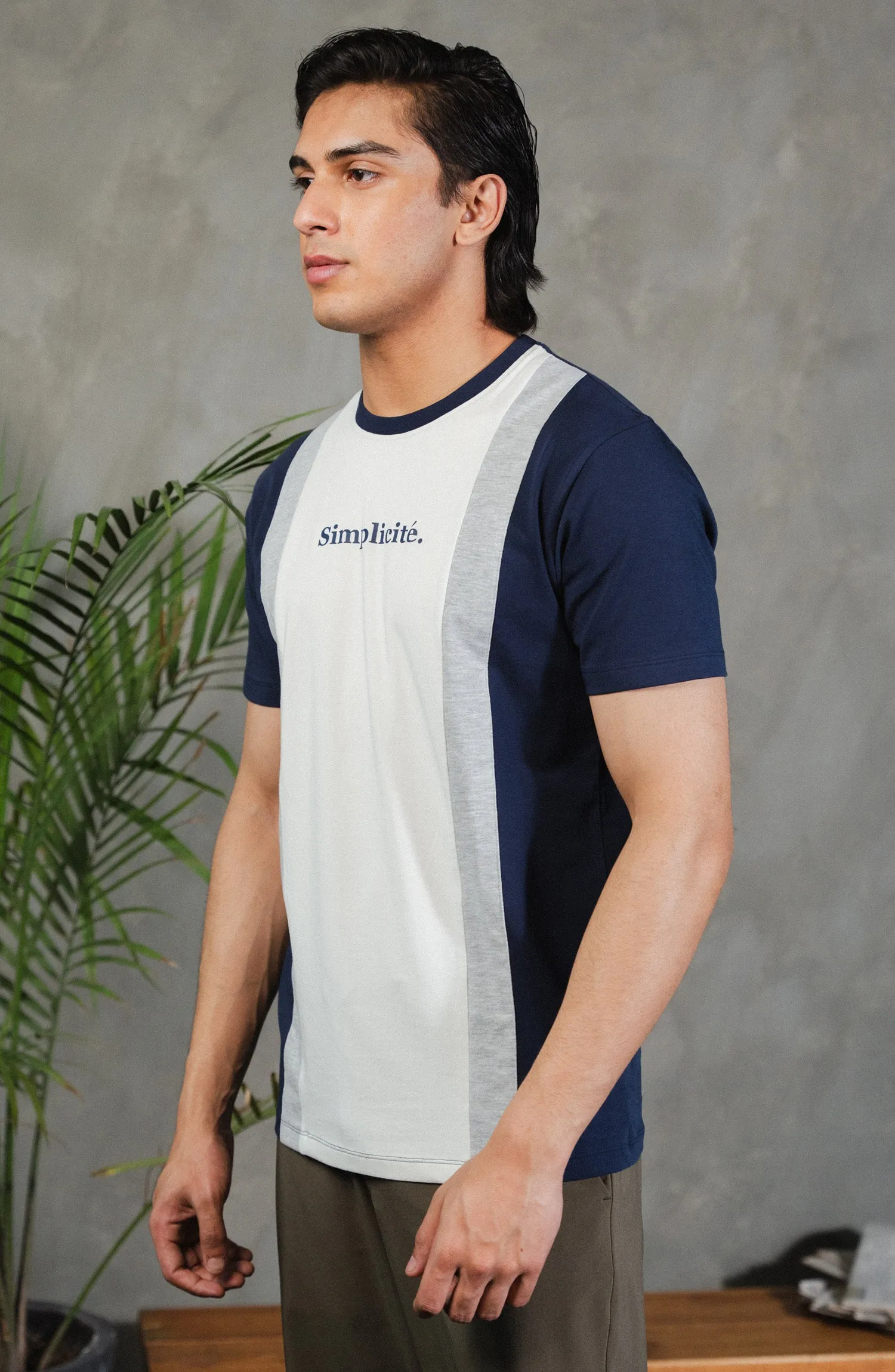Half Sleeves Cross Tee