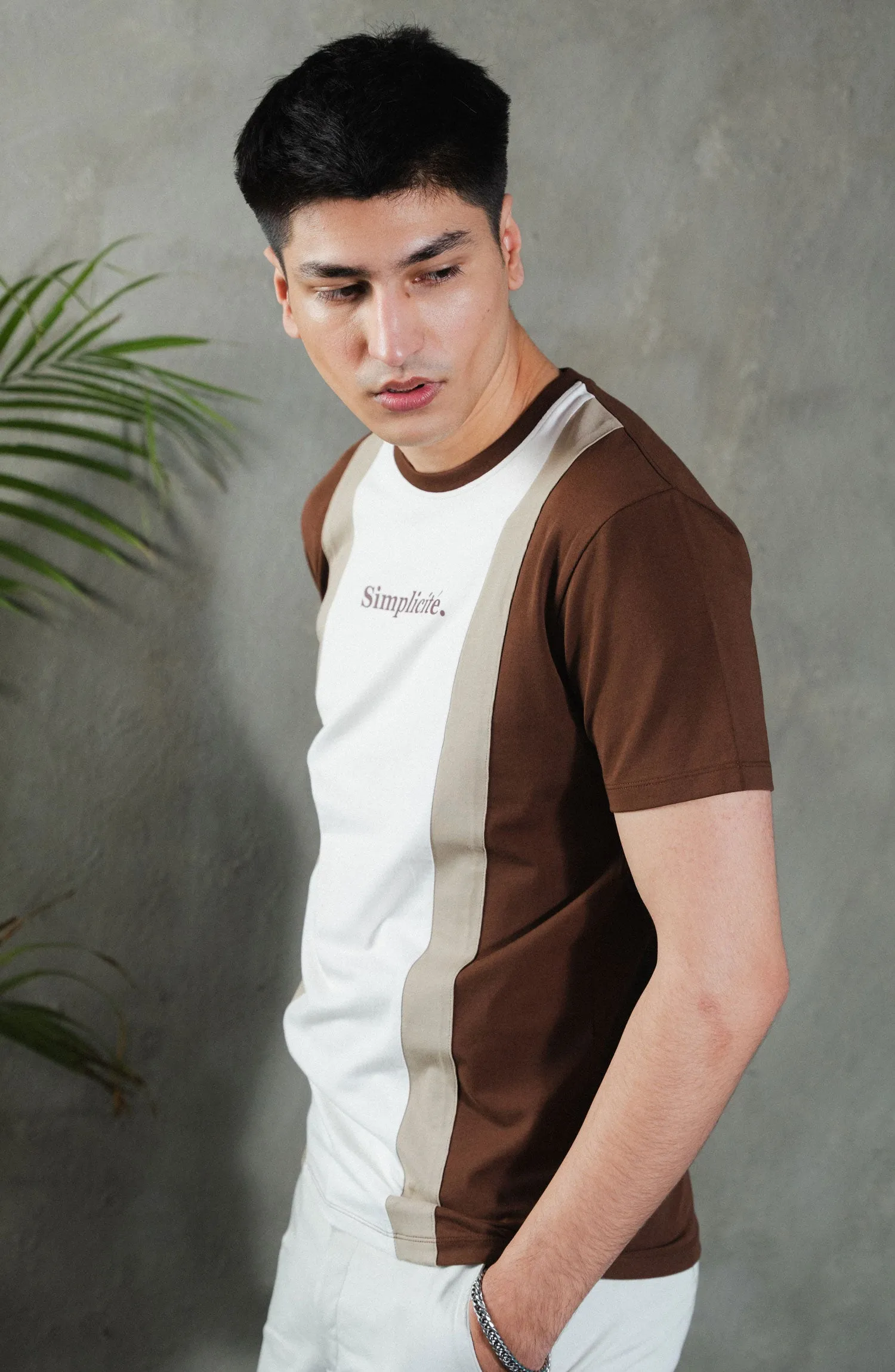 Half Sleeves Cross Tee