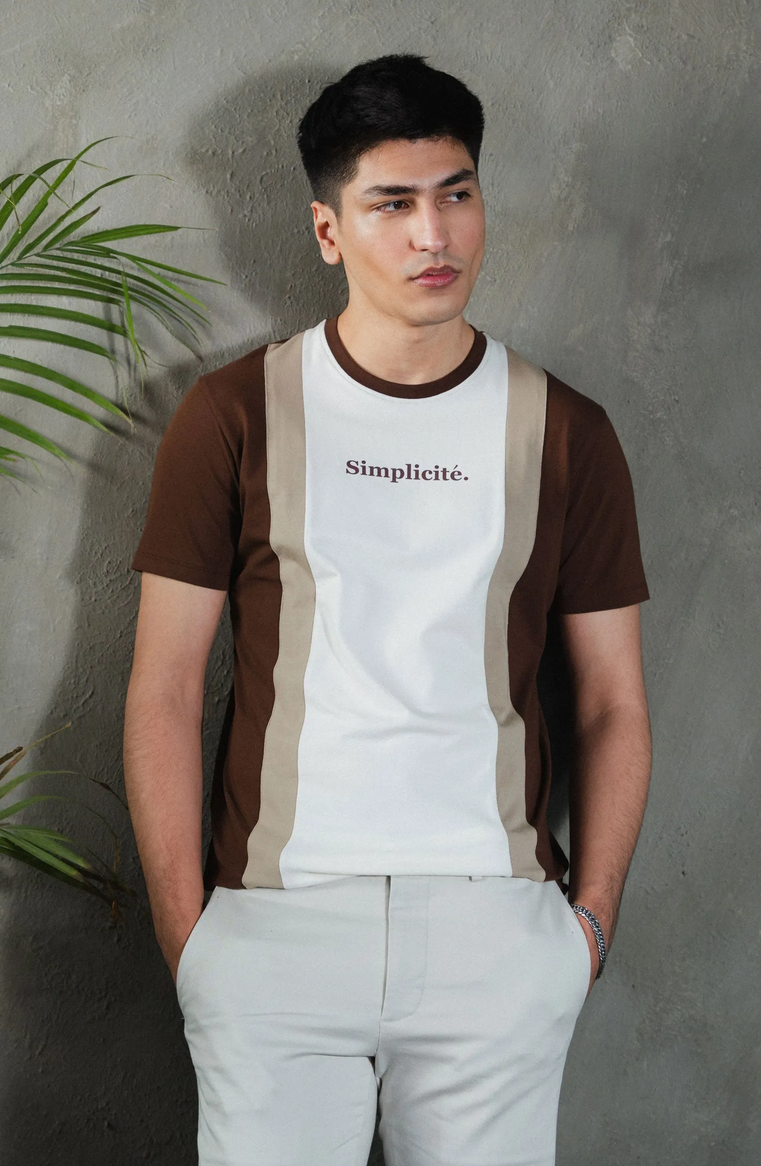Half Sleeves Cross Tee