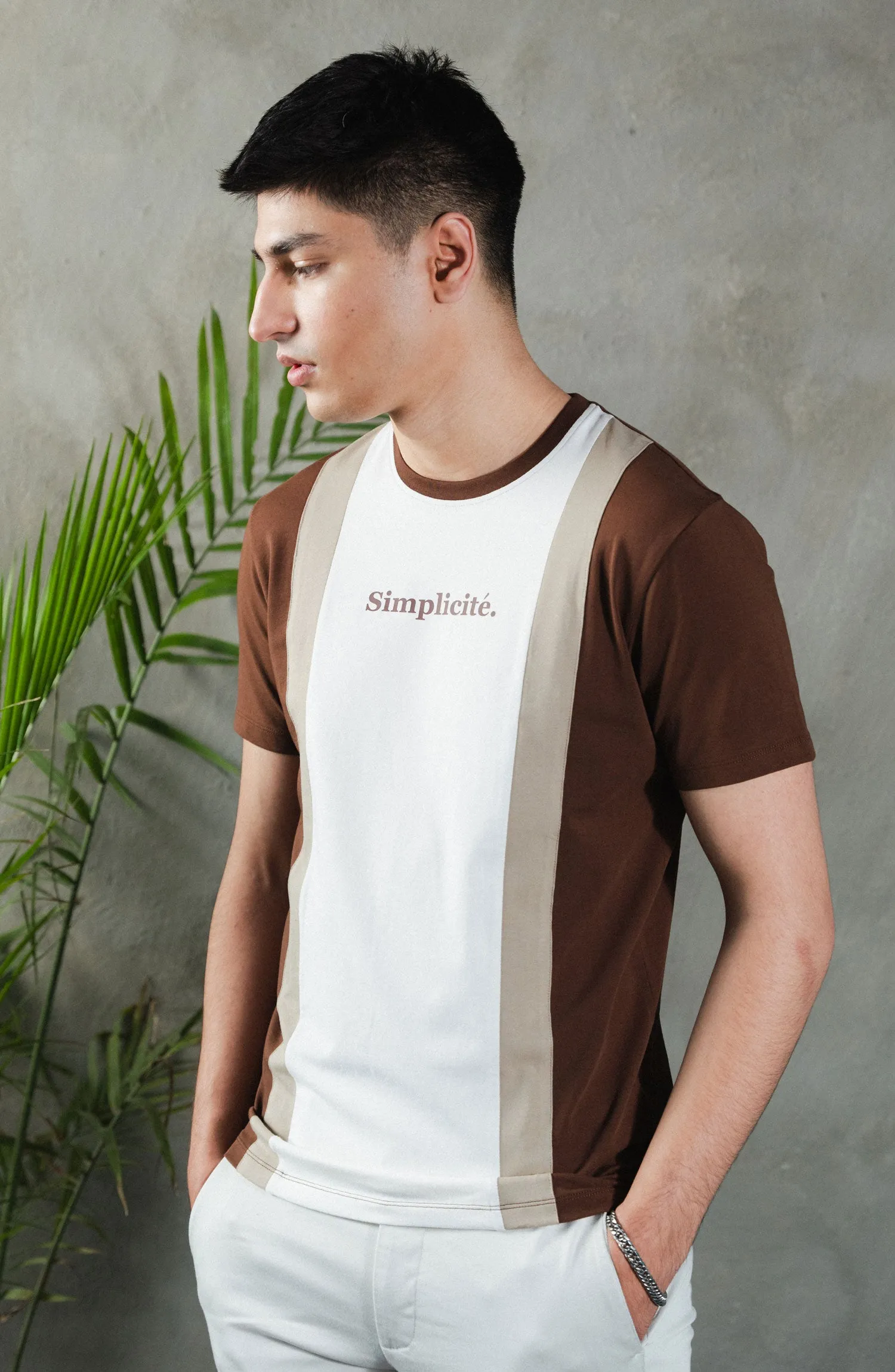 Half Sleeves Cross Tee
