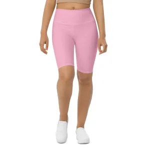 Humble Sportswear™ Blush Pink High Waist Shorts