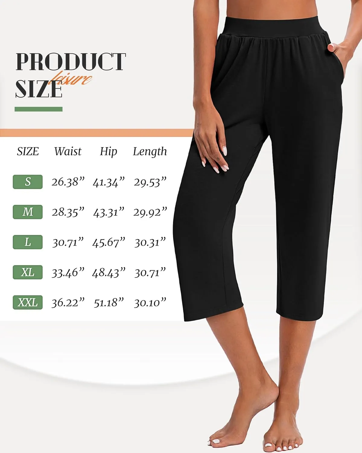 Huukeay 3 Pack Women's Capri Sweatpants, Cozy Wide Legs Cropped Capri with Pockets, Lounge Jogger Pants Workout Yoga Solid