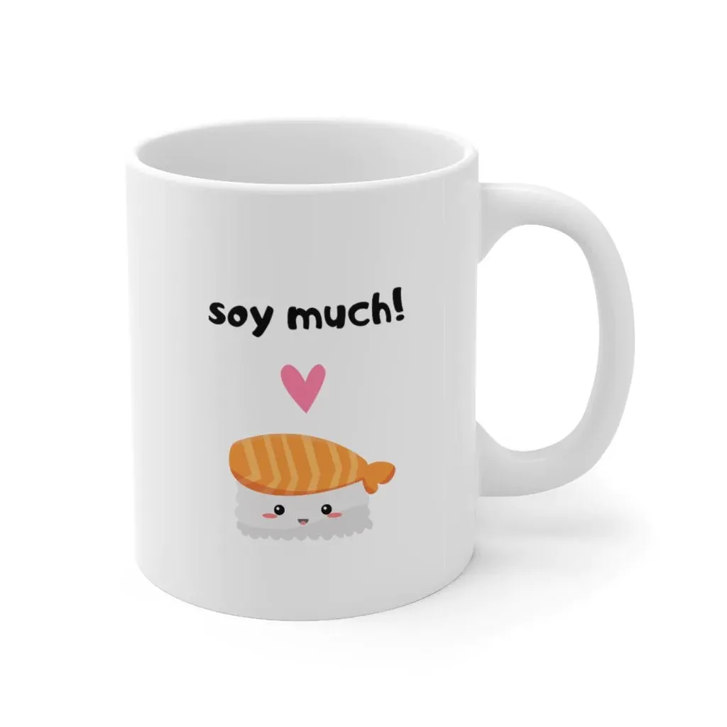 I Love You Soy Much Matching Couple Mugs