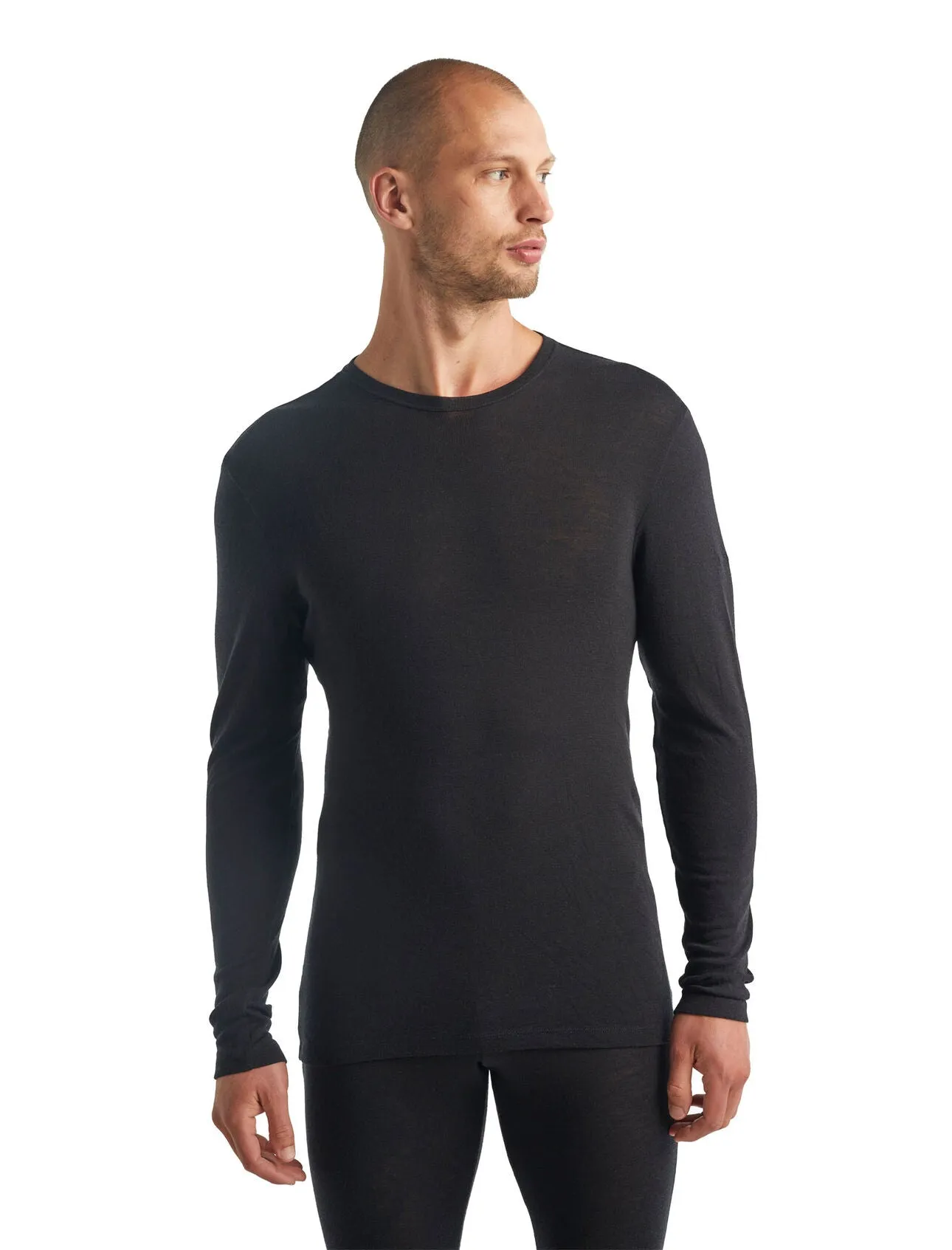 Icebreaker Mens Merino 175 Everyday Long Sleeve Crewe Thermal