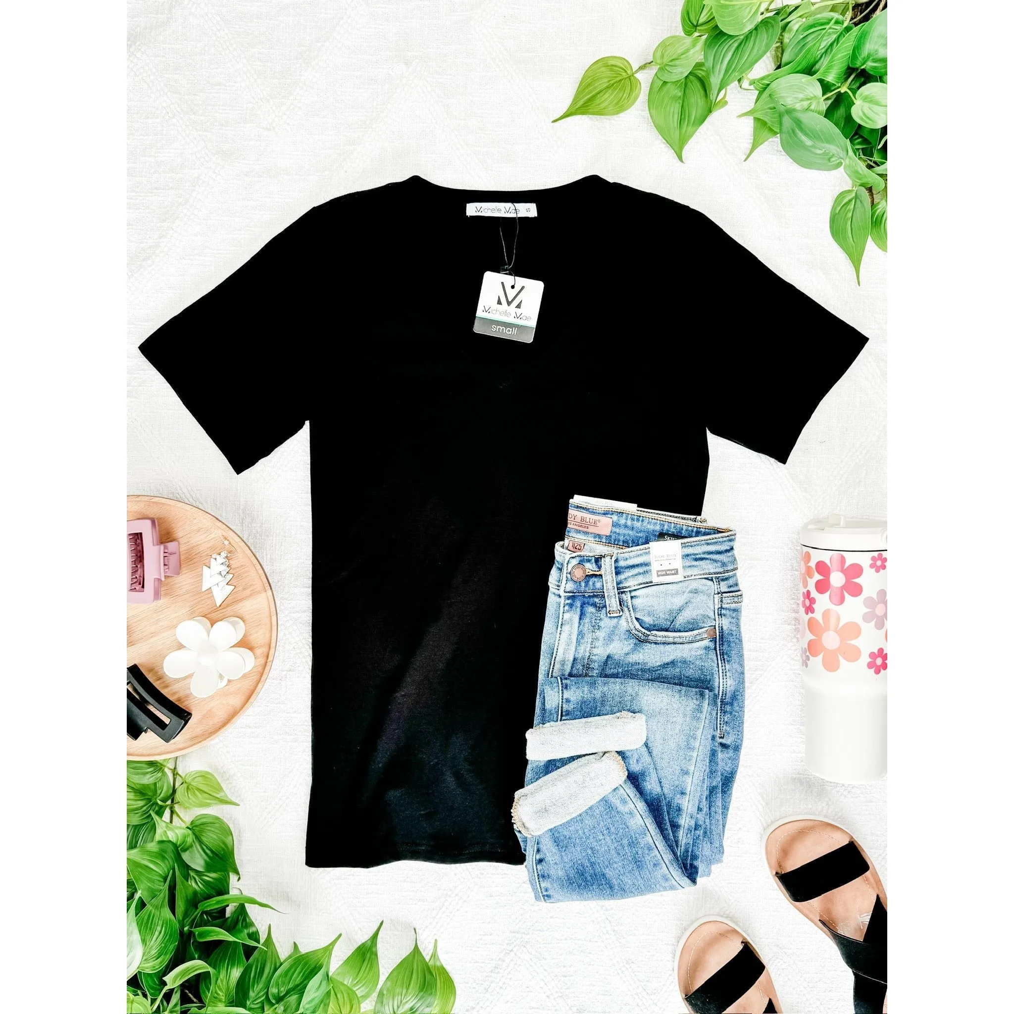 IN STOCK Olivia Tee - Black
