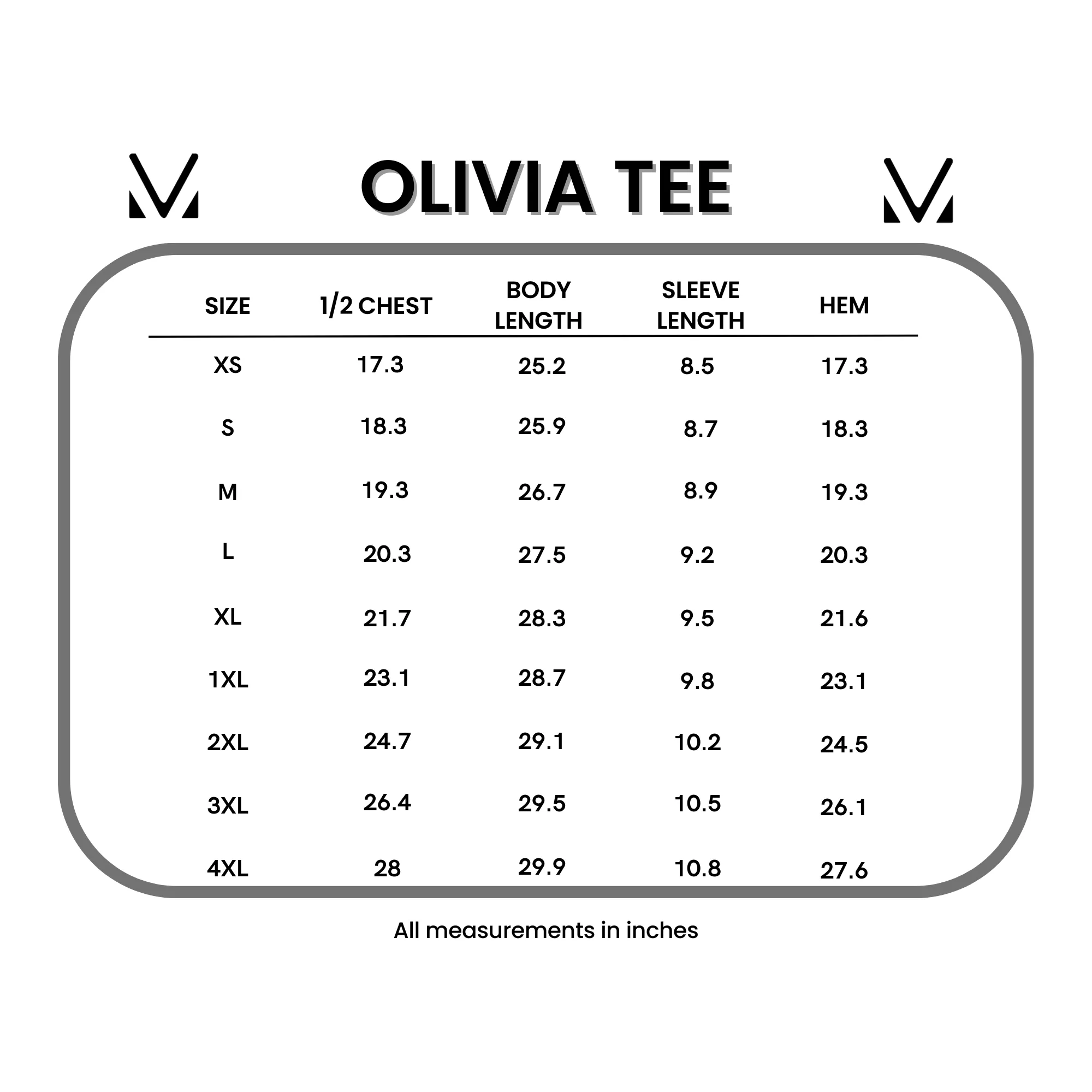 IN STOCK Olivia Tee - Black
