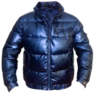 Indigo Matte Gloss Puffer
