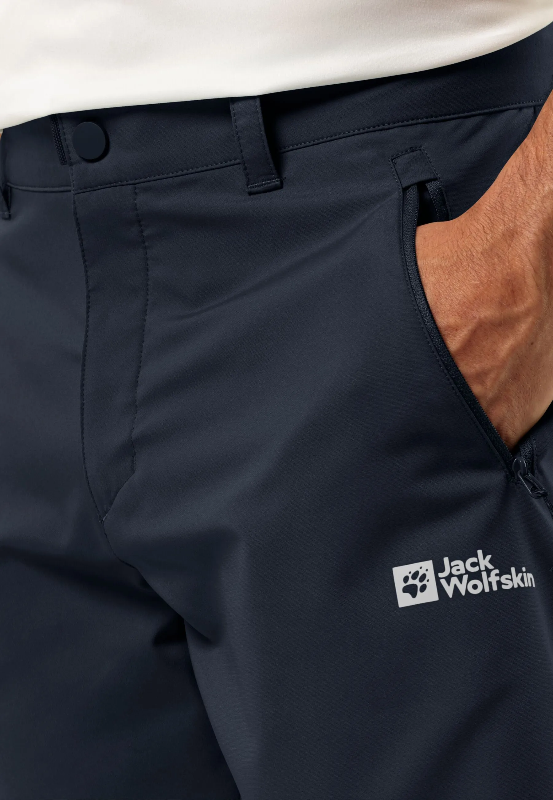 Jack Wolfskin Active Track Shorts Mens Night Blue