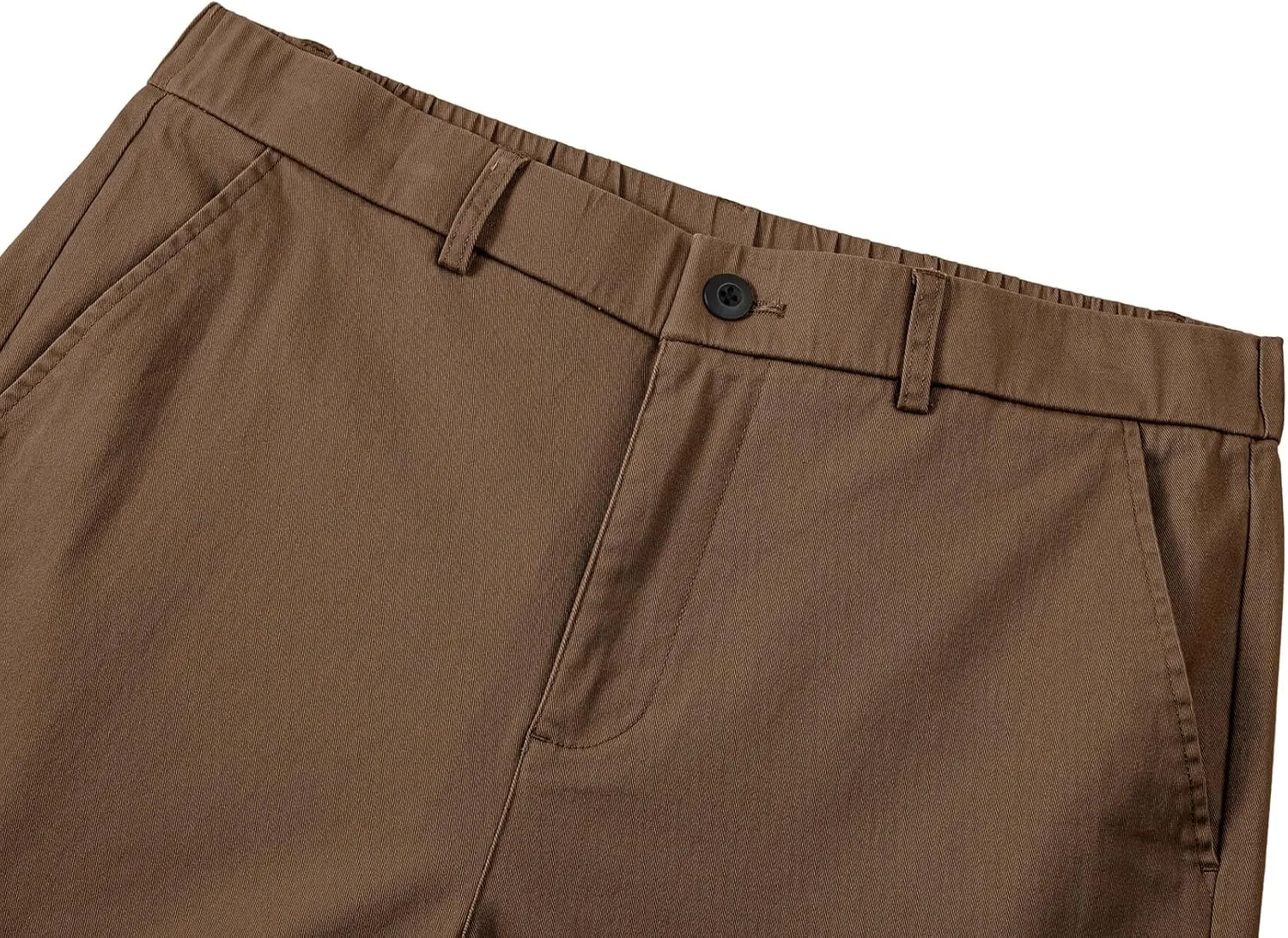 JMIERR Men's Classic-Fit 7" Chino Short Summer Stretch Waist Cotton Twill Casual Dress Shorts with Pockets