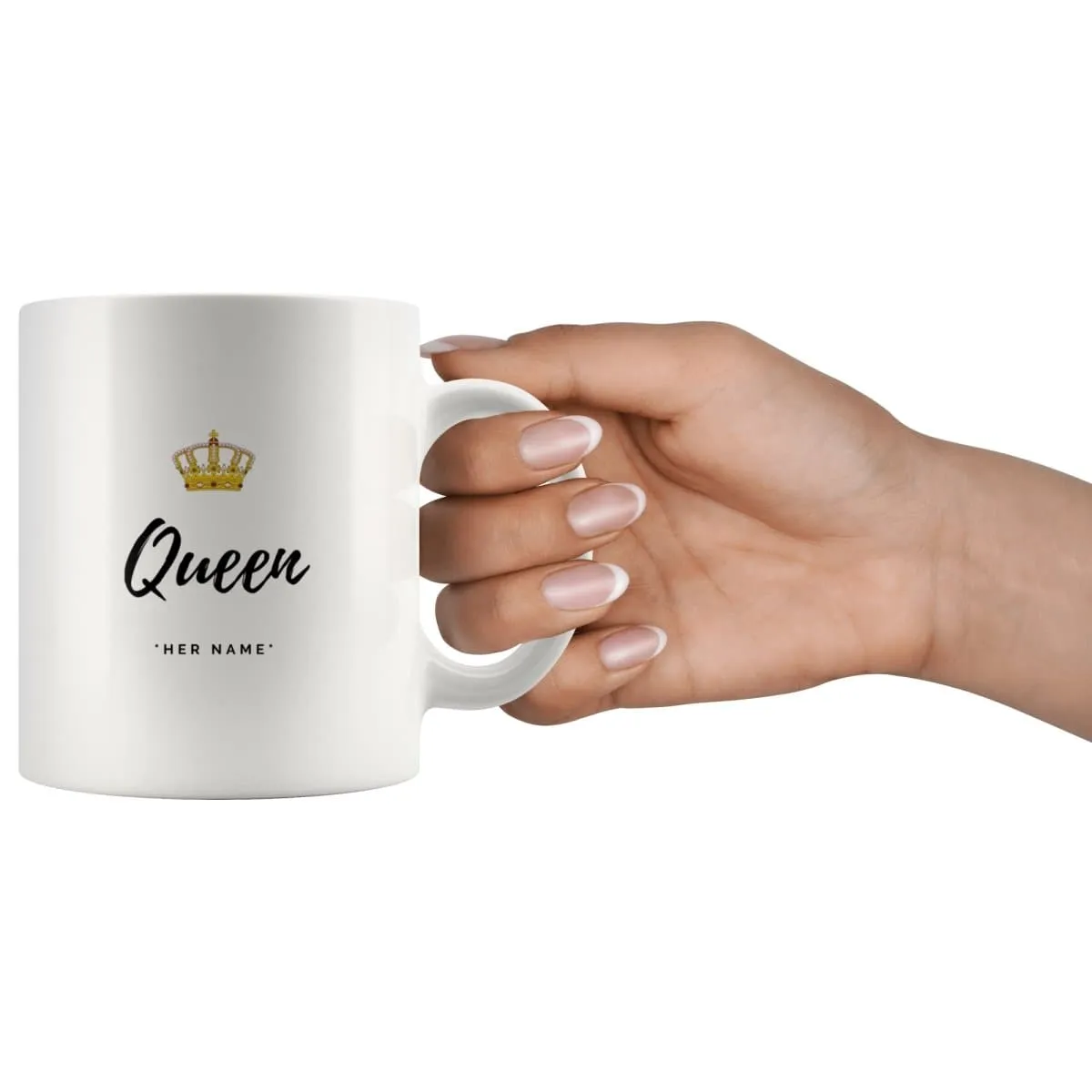 King And Queen Matching Couple Mugs