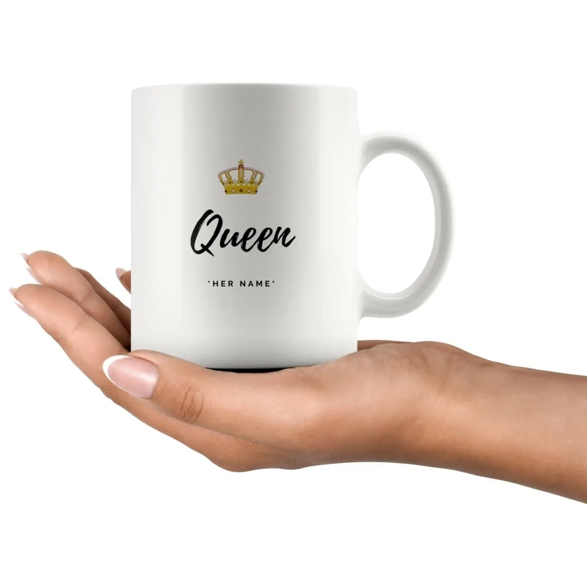 King And Queen Matching Couple Mugs