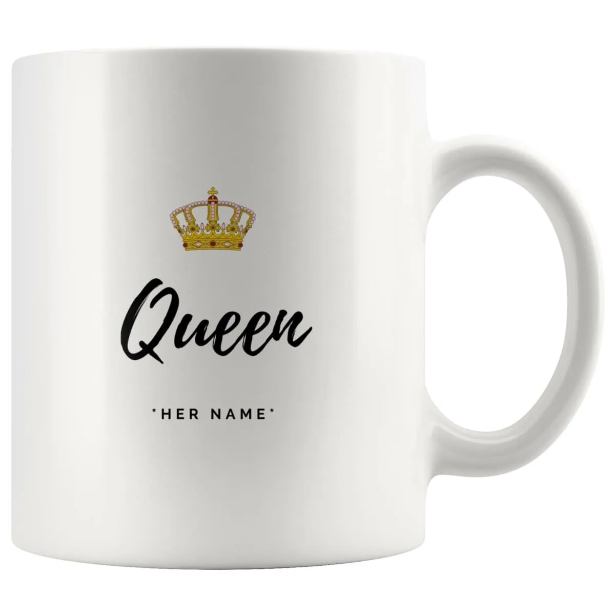 King And Queen Matching Couple Mugs