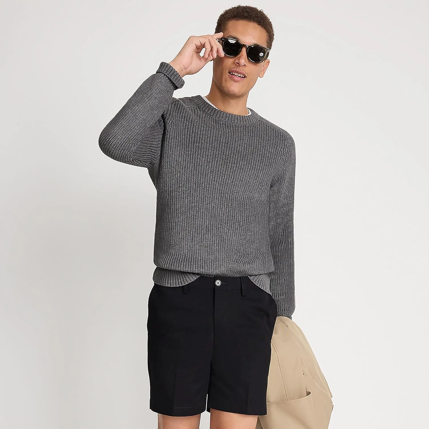 Lands' End Men's Comfort Waist 6" No Iron Chino Shorts