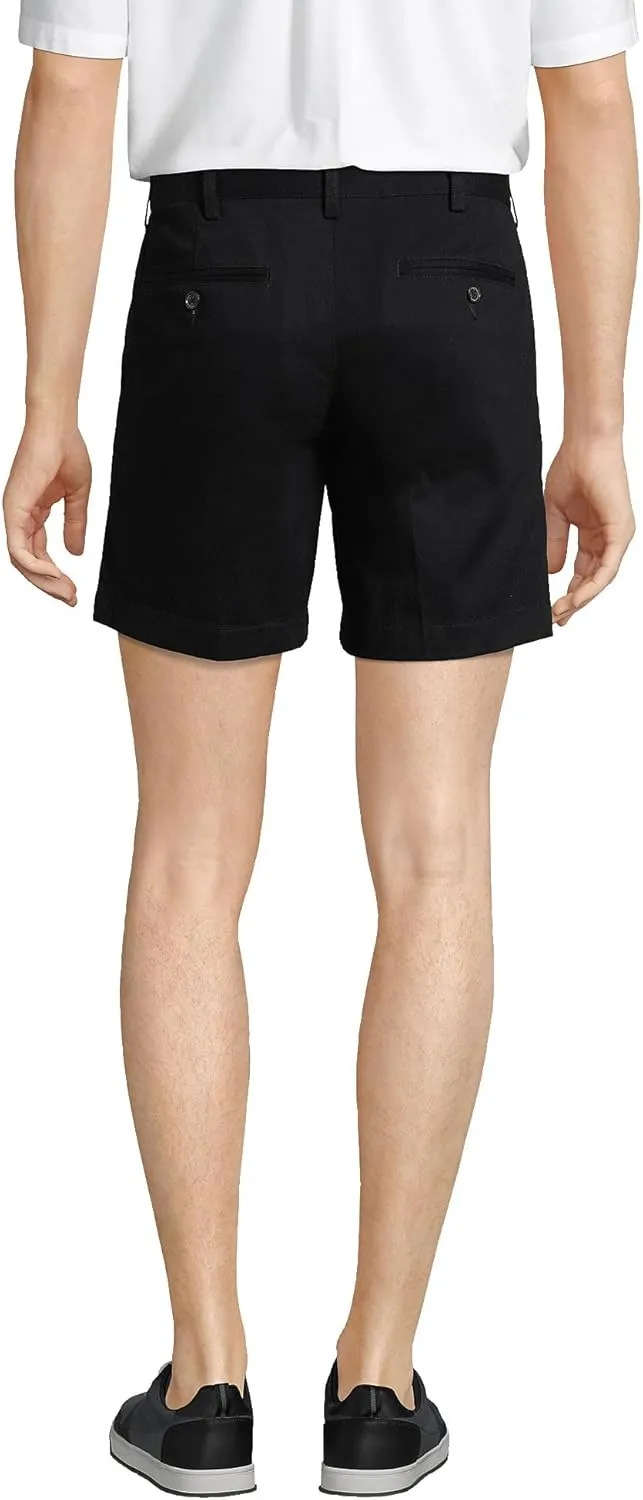 Lands' End Men's Comfort Waist 6" No Iron Chino Shorts