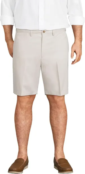 Lands' End Men's Comfort Waist 9" No Iron Chino Shorts