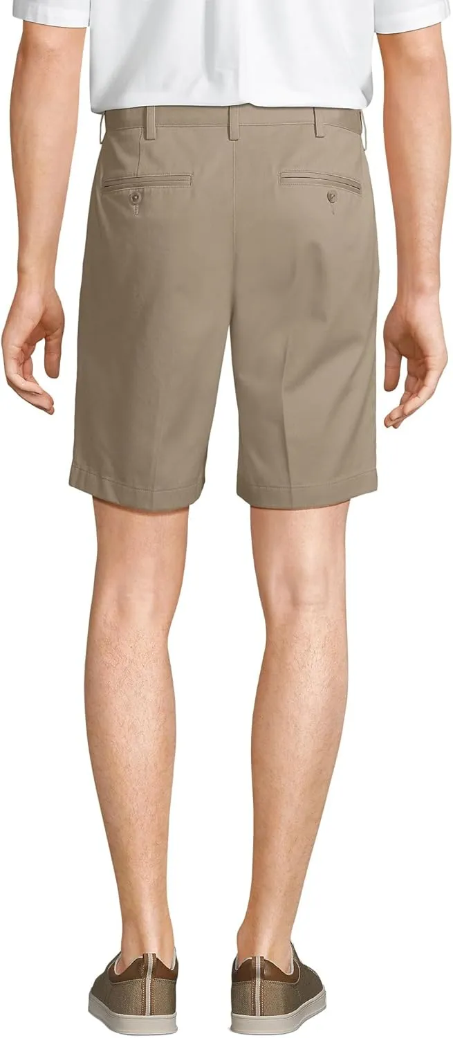 Lands' End Men's Comfort Waist 9" No Iron Chino Shorts