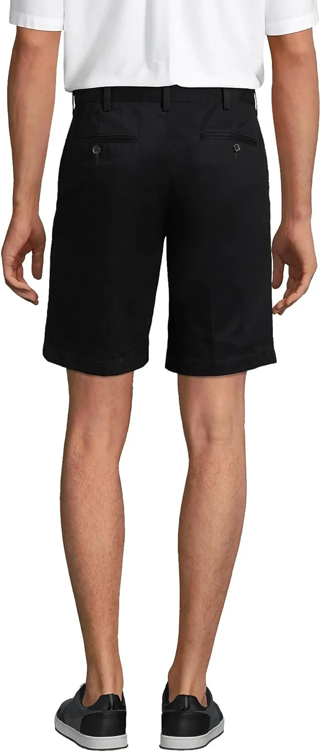 Lands' End Men's Comfort Waist 9" No Iron Chino Shorts