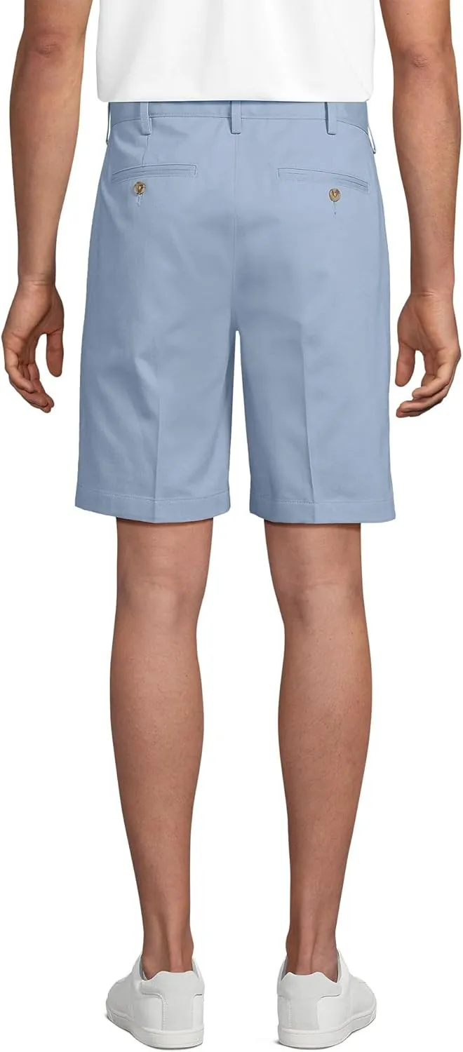Lands' End Men's Comfort Waist 9" No Iron Chino Shorts