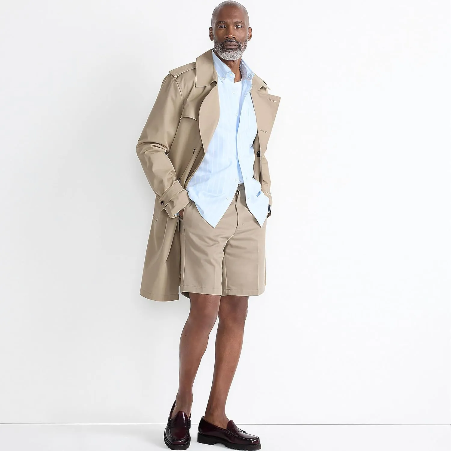 Lands' End Men's Comfort Waist 9" No Iron Chino Shorts
