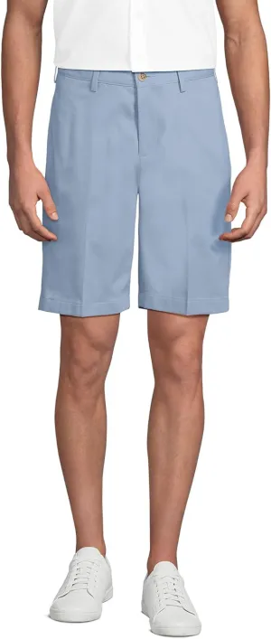 Lands' End Men's Comfort Waist 9" No Iron Chino Shorts