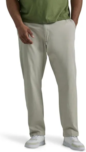 Lee Men's Big & Tall Extreme Motion Flat Front Relaxed Taper Pant