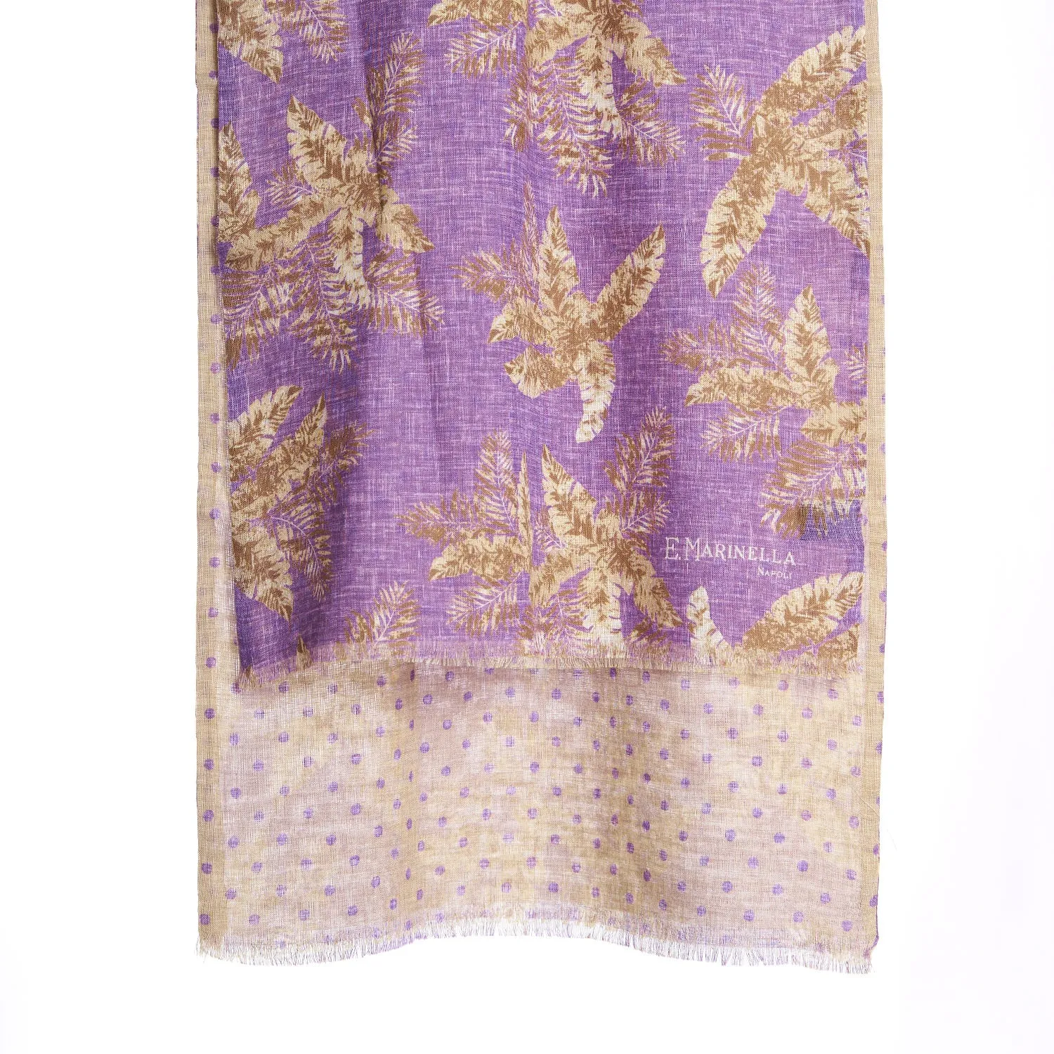 LILIAC AND BEIGE SCARF