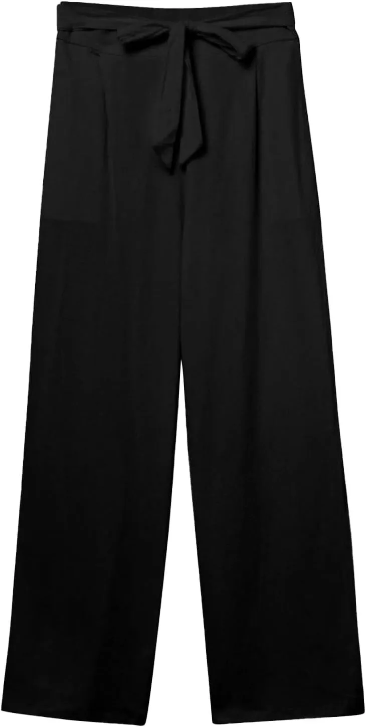 Linen Pants Women Linen Pants Women Women's Cotton Linen Loose Fit Pants, Soft Elastic Waistband Yoga Lounge
